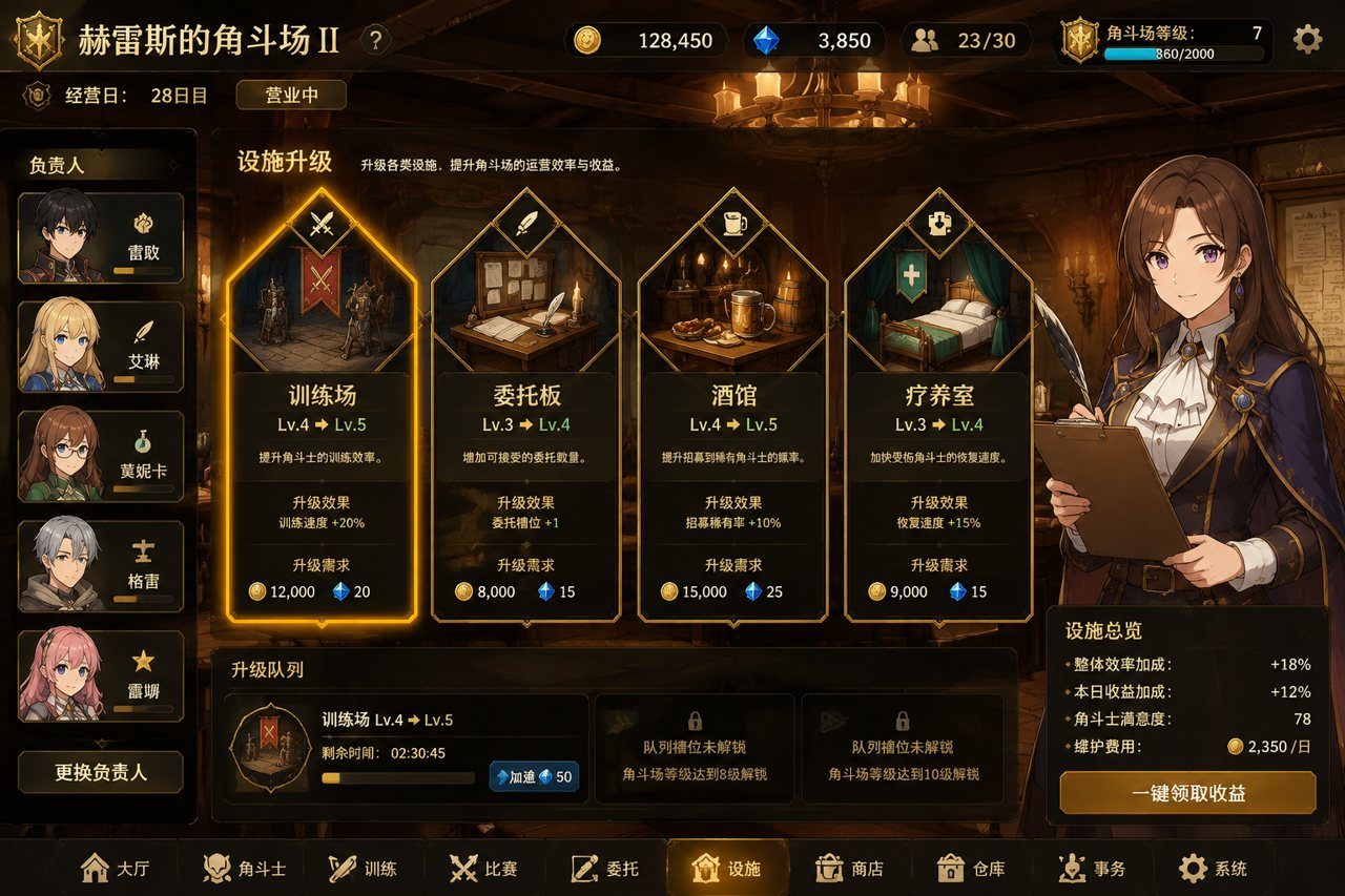 赫雷斯的角斗场Ⅱ 操作界面 内容截图 5